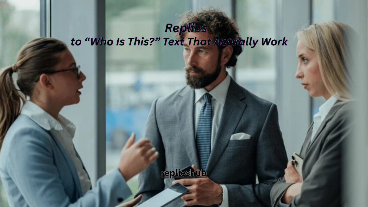 120+ Funny Replies to “Who Is This?” Text That Actually Work