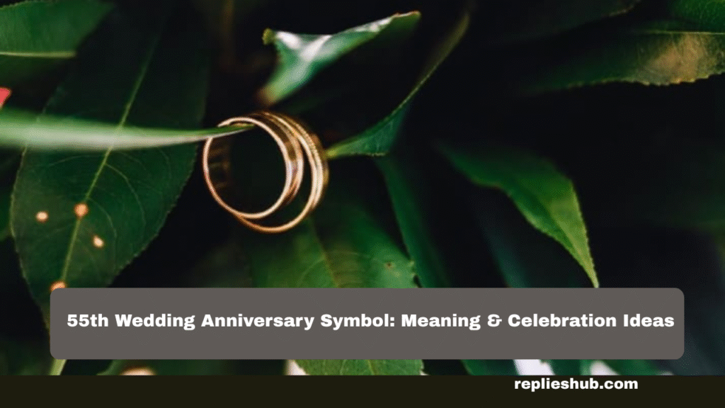 55th Wedding Anniversary Symbol