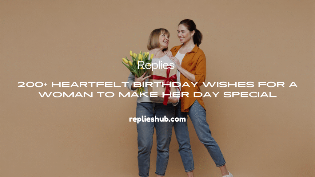 Birthday Wishes for a Woman