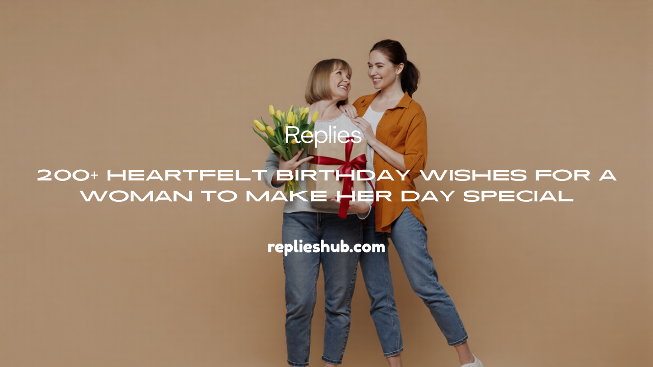 Birthday Wishes for a Woman