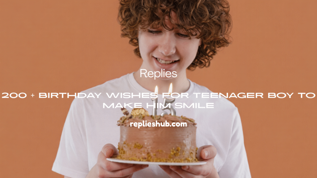 Birthday Wishes for Teenager Boy